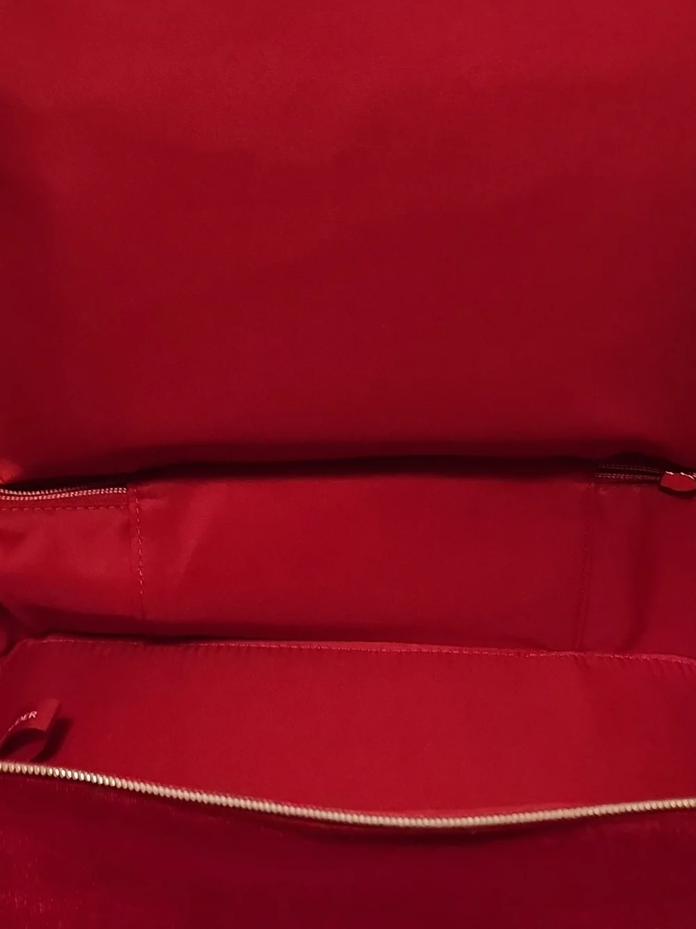 Estee Lauder Red Velvet Bow Cosmetic Case with Gold Hardware